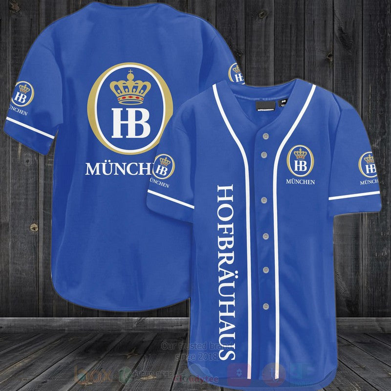 FASHION Munchen Hofbrauhaus Baseball Jerseys Botton Shirt baseball jersey product view 1