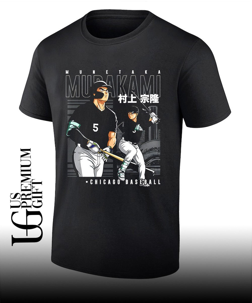 Munetaka Murakami player Chicago White Sox baseball anime shirt Unisex T-shirt, Sweatshirt, Hoodie, Long Sleeve Tee - T-Shirt, Sweatshirt, Hoodie