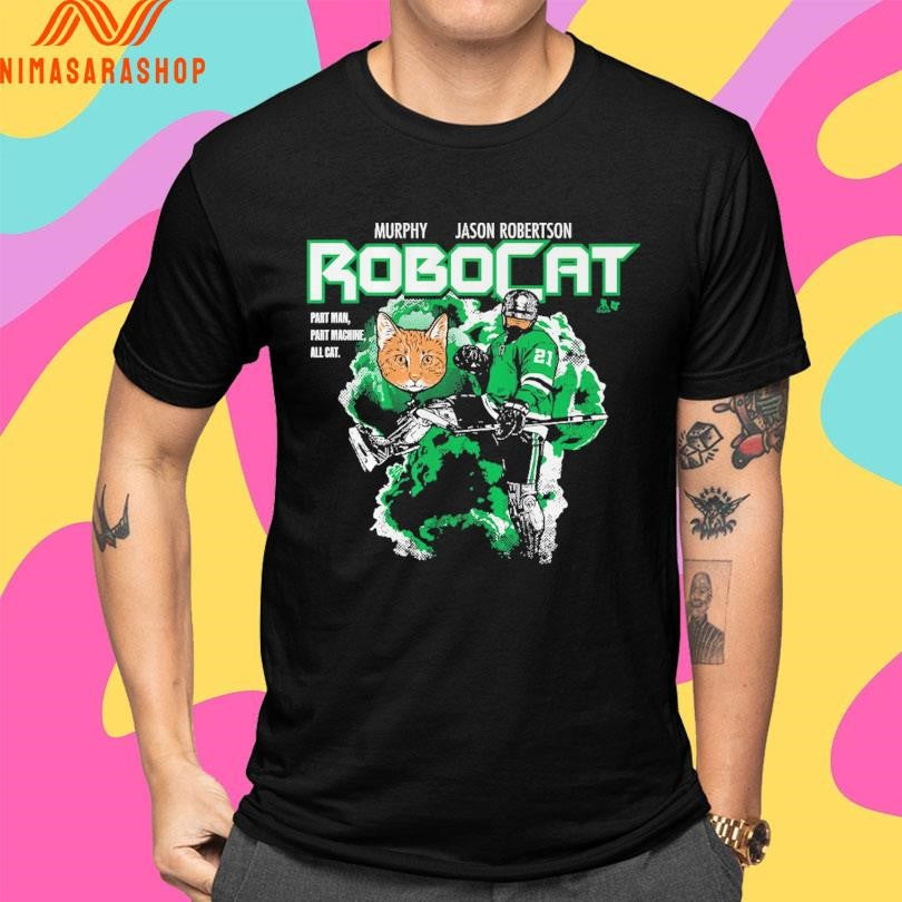 Murphy Jason Robertson RoboCat Part Man Machine All - Adult & Kids T-Shirts, Sweatshirts & Hoodies apparel design preview 4