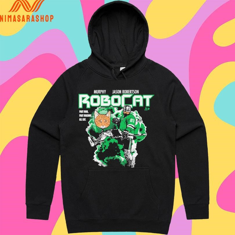 Murphy Jason Robertson RoboCat Part Man Machine All - Adult & Kids T-Shirts, Sweatshirts & Hoodies apparel design preview 2