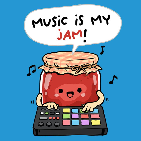 Music Is My Jam Unisex T-shirt, Sweatshirt, Hoodie, Long Sleeve Tee - T-Shirt, Sweatshirt, Hoodie