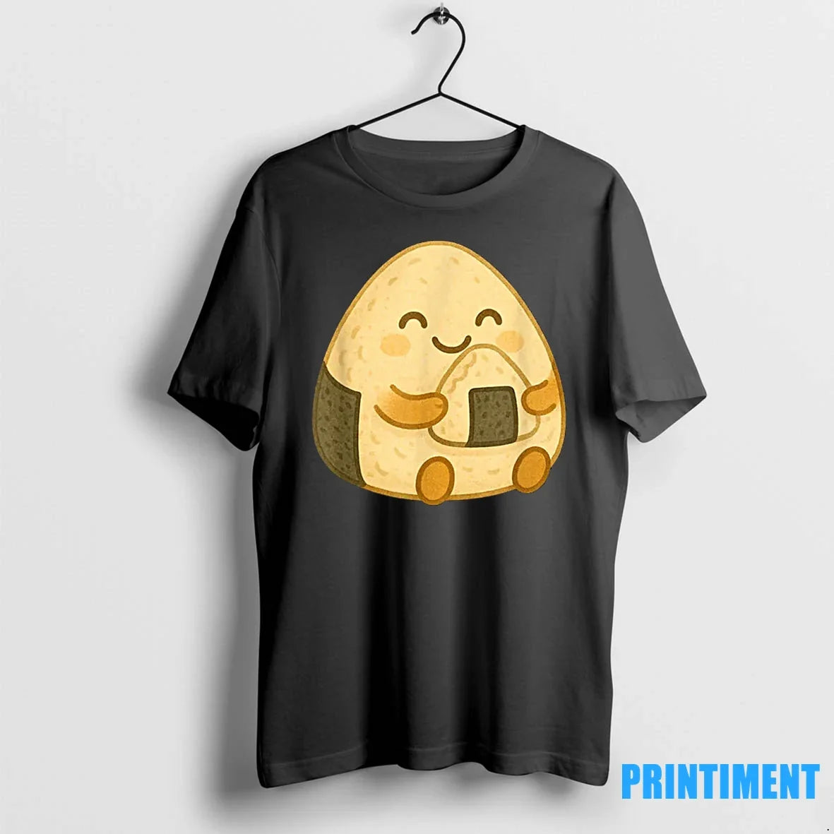 Musubi Eating Rice Ball Tshirts Sweater Unisex T-shirt, Sweatshirt, Hoodie, Long Sleeve Tee - T-Shirt, Sweatshirt, Hoodie