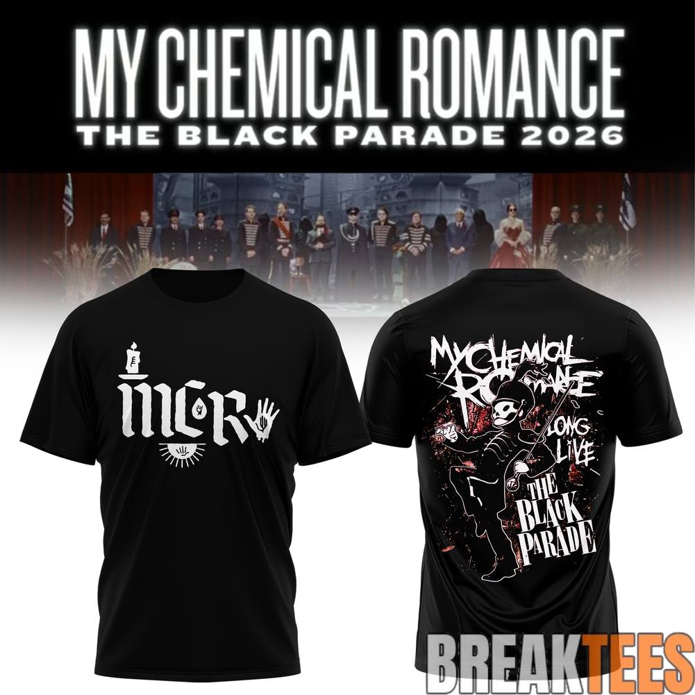 My Chemical Romance The Black Parade 2026 Tour Tee Unisex T-shirt, Sweatshirt, Hoodie, Long Sleeve Tee - T-Shirt, Sweatshirt, Hoodie