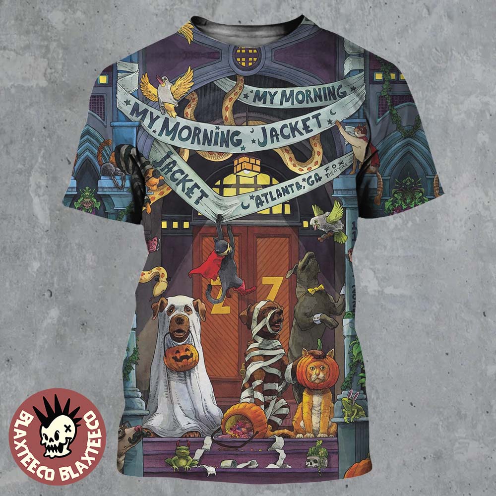 My Morning Jacket Atlanta Georgia 2025 Event Poster Halloween Shows At Fox Theatre On October 31 And November 1 2025 All Over Print Shirt - T-Shirt, Sweatshirt, Hoodie