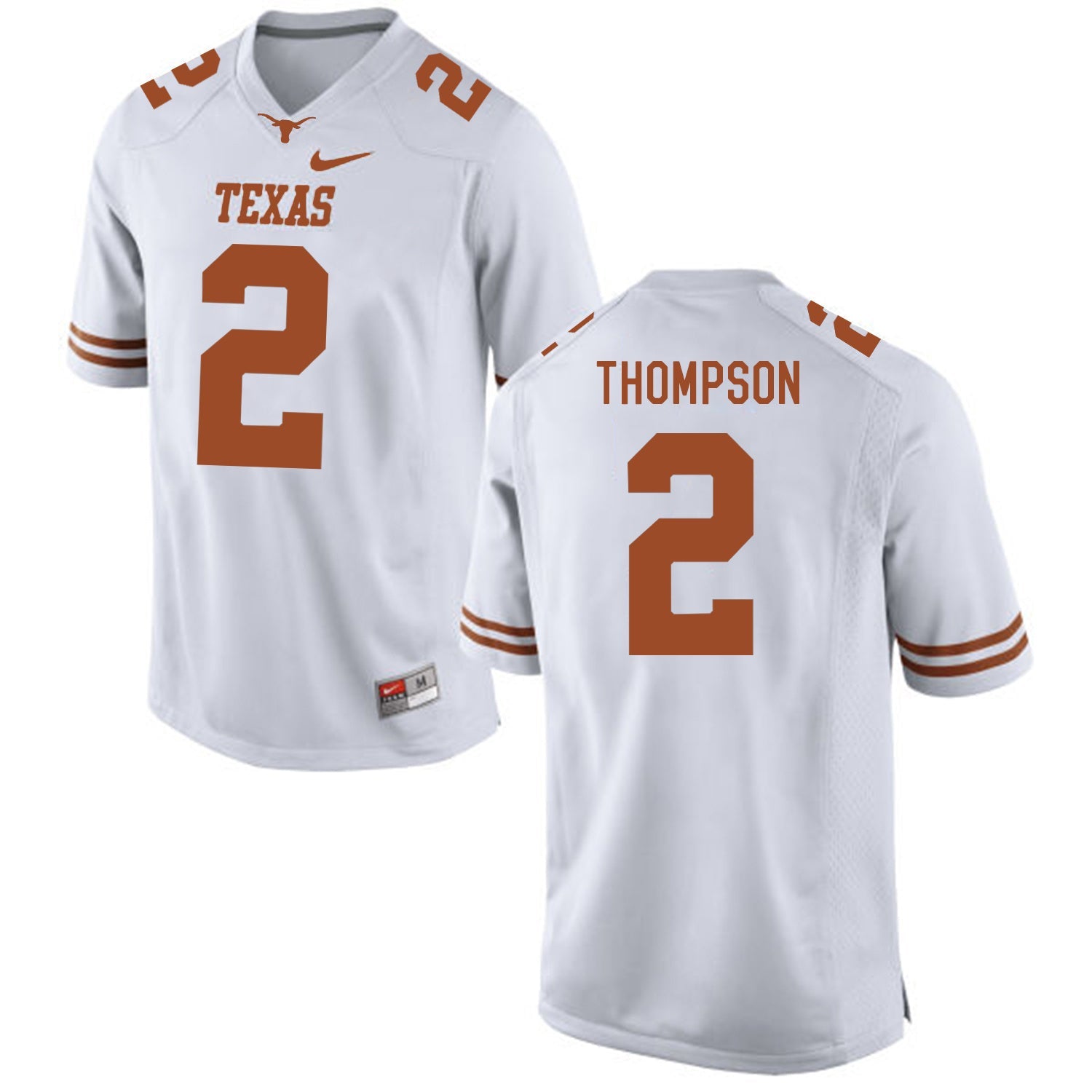 Mykkele Thompson 2 White College Football Jersey football jersey product view 1