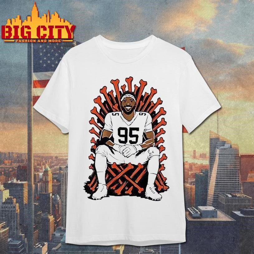 Myles Garrett Cleveland Browns Single Season Sack King Shirt Unisex T-shirt, Sweatshirt, Hoodie, Long Sleeve Tee - T-Shirt, Sweatshirt, Hoodie