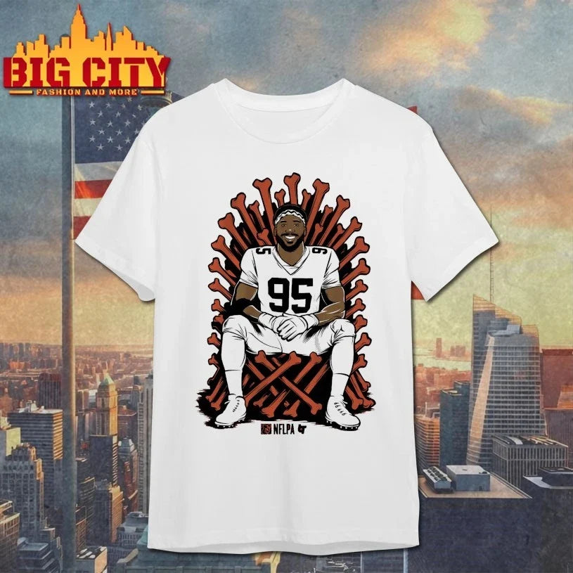 Myles Garrett Single-Season Sack King Wholesale Only Version shirt Unisex T-shirt, Sweatshirt, Hoodie, Long Sleeve Tee - T-Shirt, Sweatshirt, Hoodie