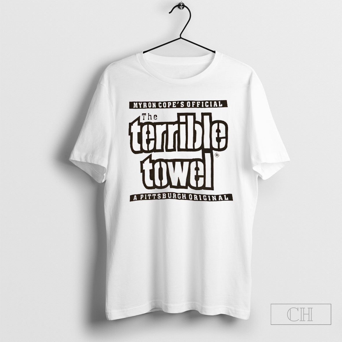 Myron Copes Official The Terrible Towel A Pittsburgh Original Tee Unisex T-shirt, Sweatshirt, Hoodie, Long Sleeve Tee - T-Shirt, Sweatshirt, Hoodie
