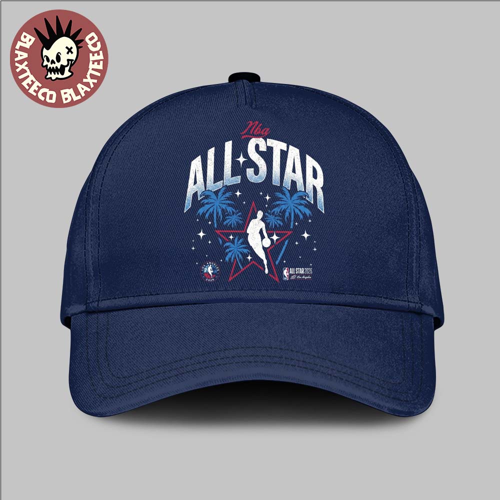 NBA All Star Game 2026 Los Angeles Navy LA Tropical Classic Cap Hat Snapback Unisex T-shirt, Sweatshirt, Hoodie, Long Sleeve Tee - T-Shirt, Sweatshirt, Hoodie