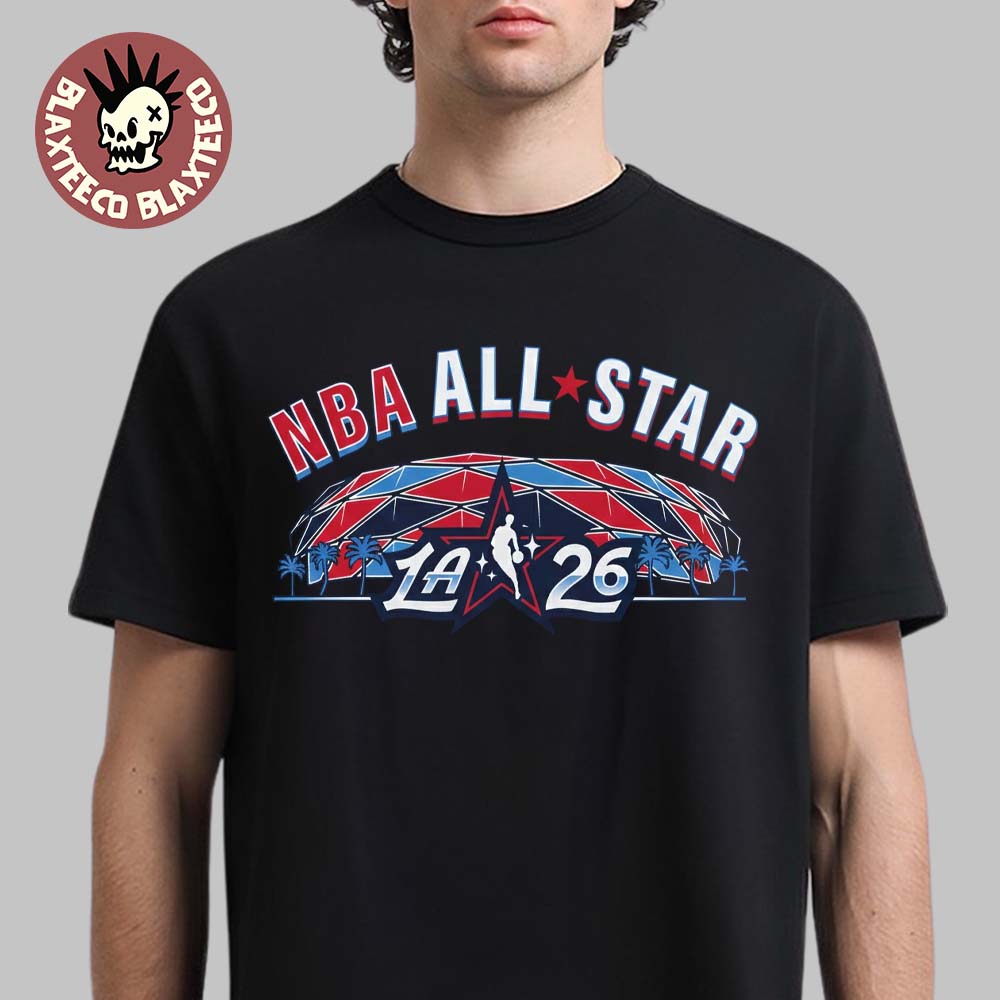 NBA All Star Game 2026 Los Angeles Stadium Logo T-Shirt Unisex T-shirt, Sweatshirt, Hoodie, Long Sleeve Tee - T-Shirt, Sweatshirt, Hoodie