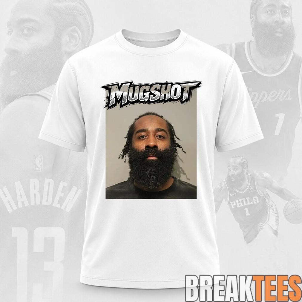 NBA James Harden Mugshot Shirt 2026 Unisex T-shirt, Sweatshirt, Hoodie, Long Sleeve Tee - T-Shirt, Sweatshirt, Hoodie