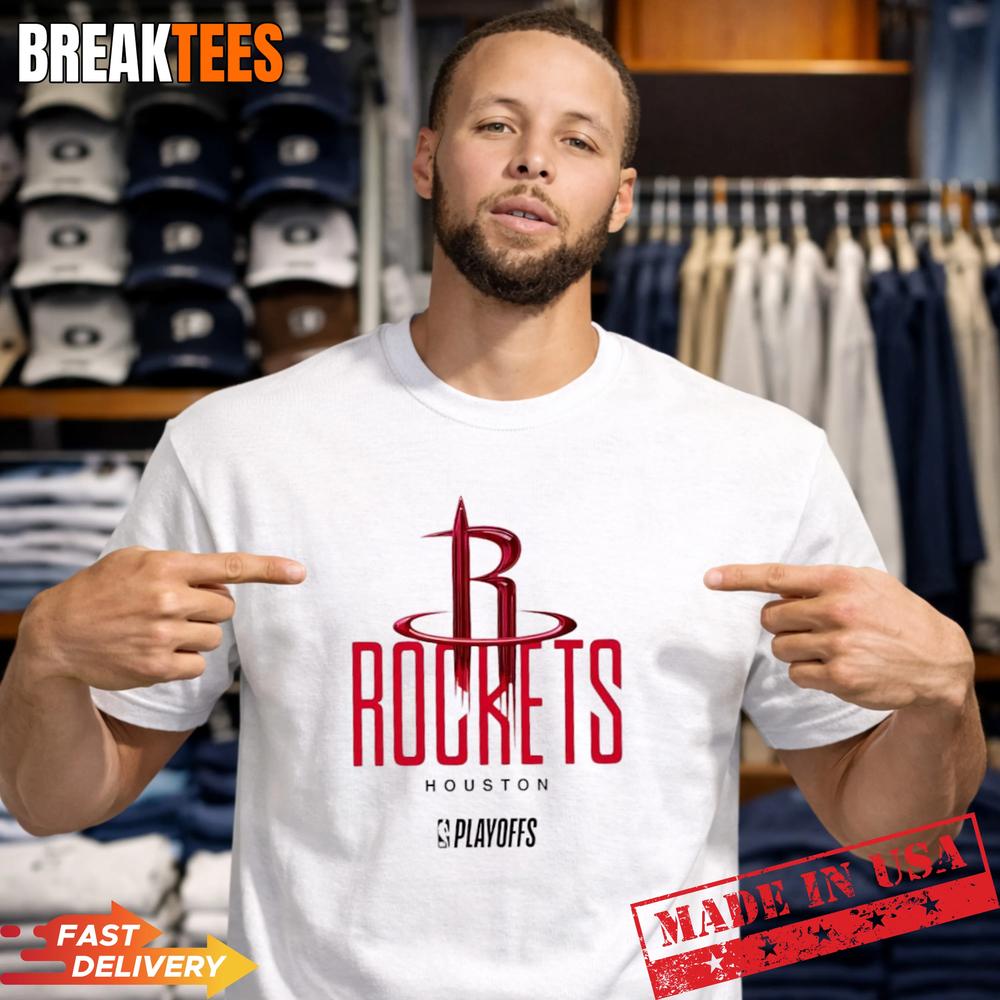 NBA Playoffs Houston Rockets Basketball Logo Graphic T-Shirt Unisex T-shirt, Sweatshirt, Hoodie, Long Sleeve Tee - T-Shirt, Sweatshirt, Hoodie
