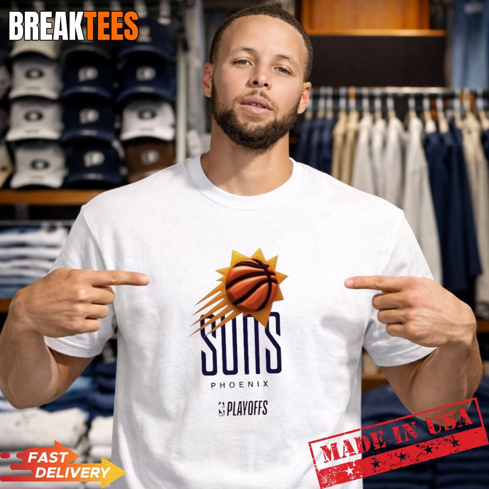 NBA Playoffs Phoenix Suns Basketball Logo T-Shirt Unisex T-shirt, Sweatshirt, Hoodie, Long Sleeve Tee - T-Shirt, Sweatshirt, Hoodie