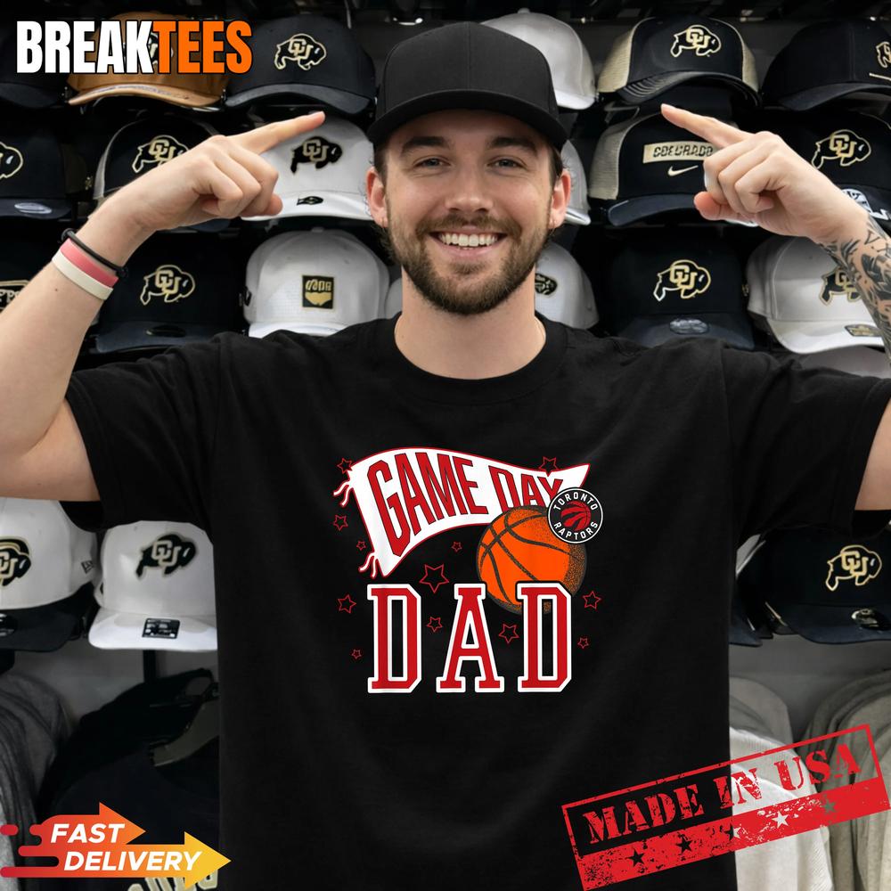 NBA Toronto Raptors Fathers Day Pennant Game Day T-Shirt Unisex T-shirt, Sweatshirt, Hoodie, Long Sleeve Tee - T-Shirt, Sweatshirt, Hoodie