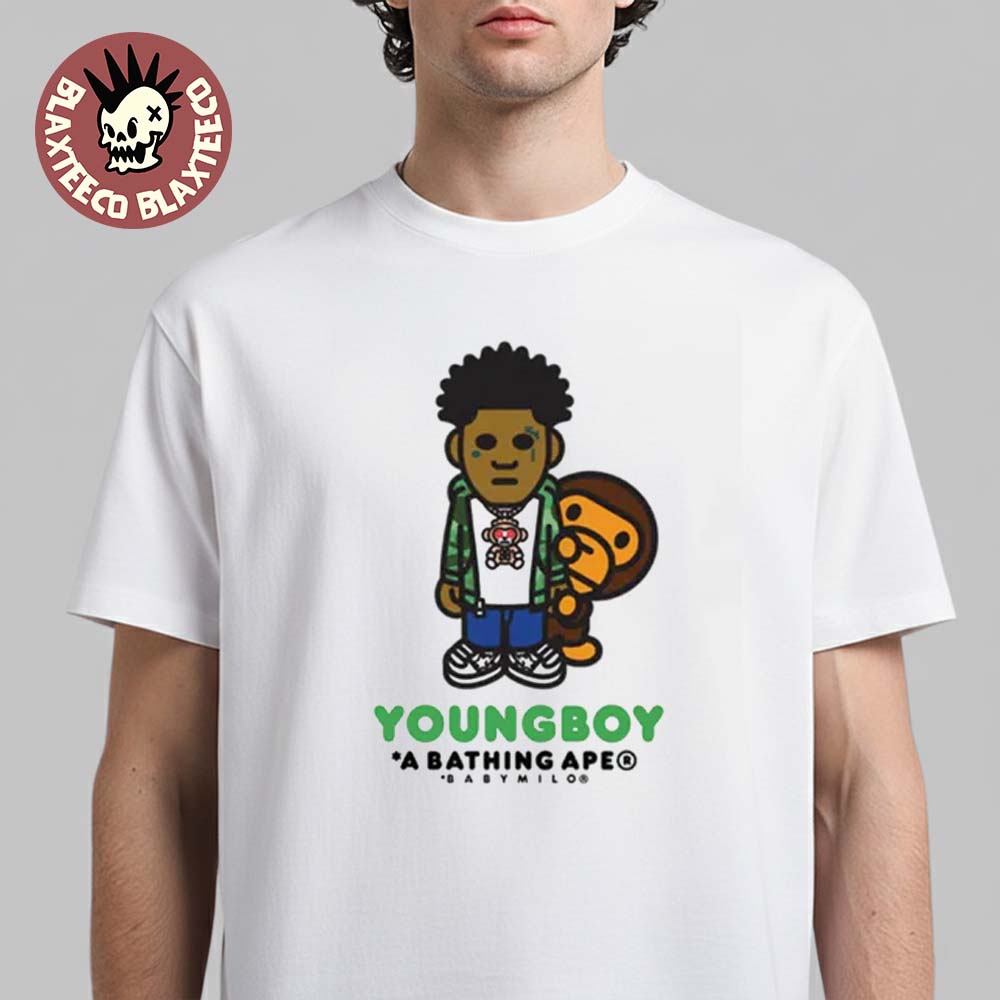 NBA Youngboy x Bape Baby Milo T-Shirt Unisex T-shirt, Sweatshirt, Hoodie, Long Sleeve Tee - T-Shirt, Sweatshirt, Hoodie