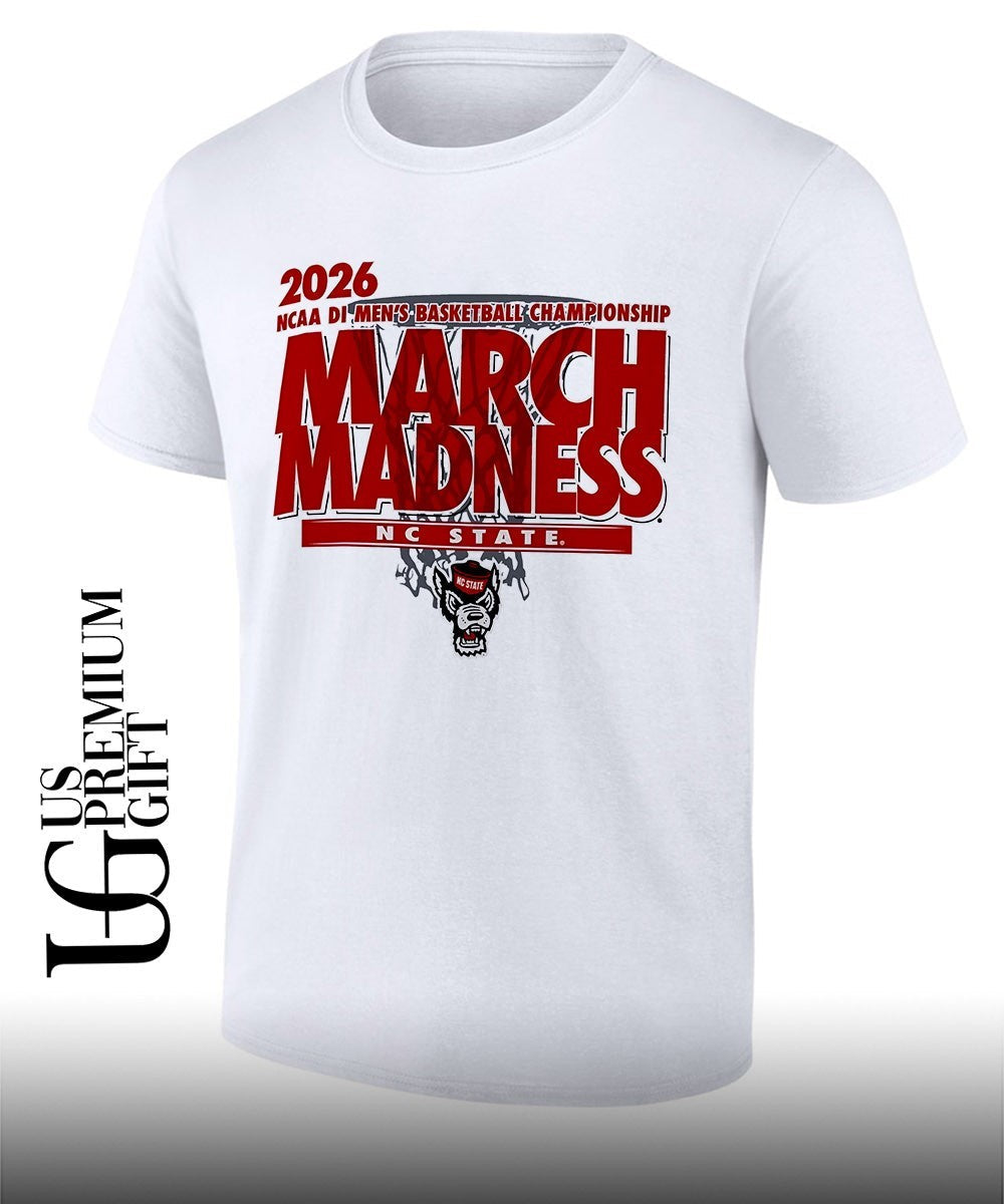 NC State Wolfpack March Madness NCAA D1 Mens basketball Championship 2026 shirt Unisex T-shirt, Sweatshirt, Hoodie, Long Sleeve Tee - T-Shirt, Sweatshirt, Hoodie