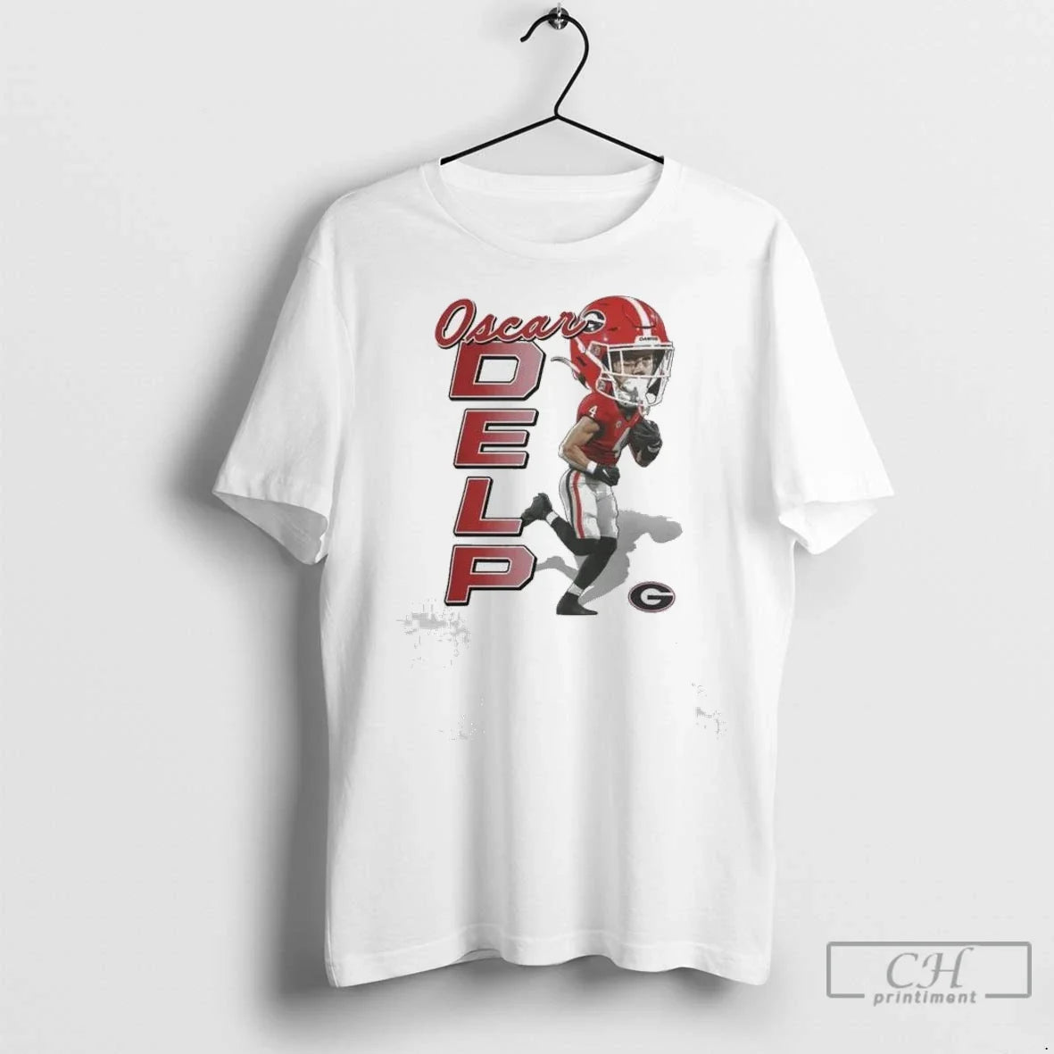 Ncaa Georgia Bulldogs Football Oscar Delp Caricature T Shirts Unisex T-shirt, Sweatshirt, Hoodie, Long Sleeve Tee - T-Shirt, Sweatshirt, Hoodie