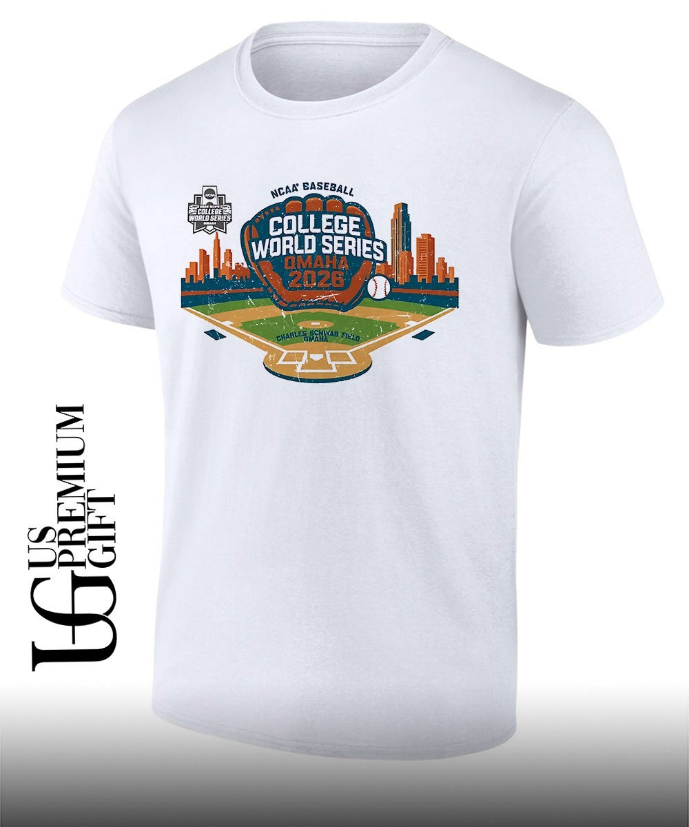 NCAA Mens College World Series Charles Schwab Field Omaha Nebraska Stadium 2026 shirt Unisex T-shirt, Sweatshirt, Hoodie, Long Sleeve Tee - T-Shirt, Sweatshirt, Hoodie