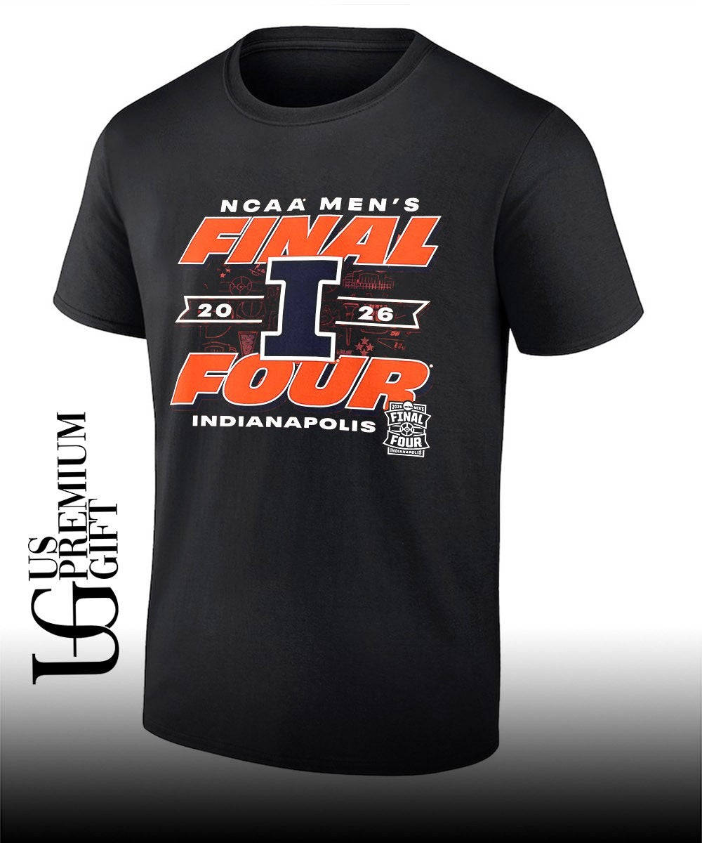 NCAA Mens Final Four Illinois Fighting Illini basketball Indianapolis 2026 shirt Unisex T-shirt, Sweatshirt, Hoodie, Long Sleeve Tee - T-Shirt, Sweatshirt, Hoodie