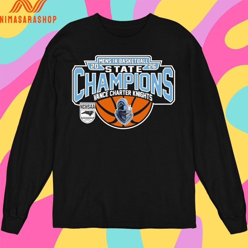 NCHSAA Men's 1A Basketball State Champions Vance - Adult & Kids T-Shirts, Sweatshirts & Hoodies apparel design preview 3