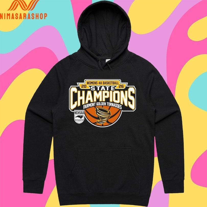 NCHSAA Women's 4a Basketball State Champions Fairmont - Adult & Kids T-Shirts, Sweatshirts & Hoodies apparel design preview 2