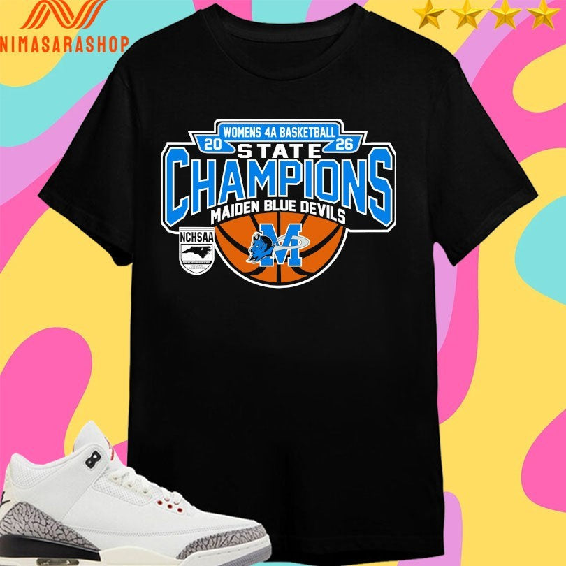 NCHSAA Women's 4a Basketball State Champions Maiden - Adult & Kids T-Shirts, Sweatshirts & Hoodies apparel design preview 1