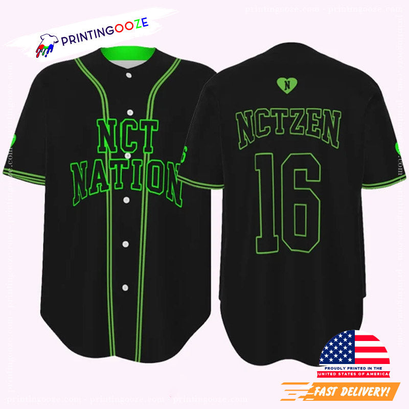 NCT Nation 127 Dream Kpop Baseball Jersey baseball jersey product view 1