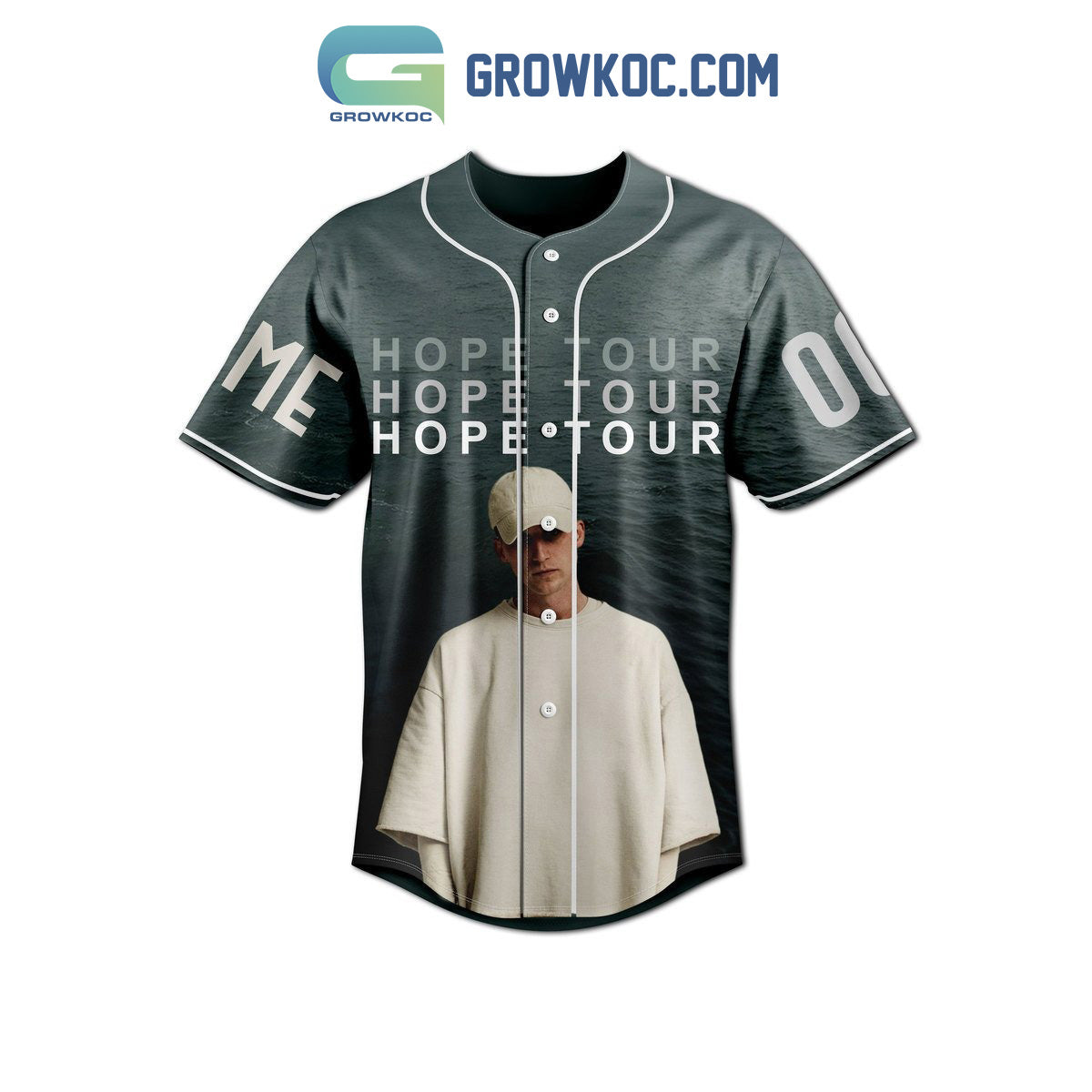 NF Hope Tour 2023 Personalized Baseball Jersey baseball jersey product view 2
