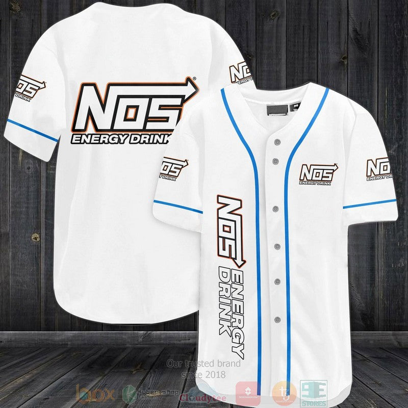 NOS Energy Drinks Baseball shirt baseball jersey product view 1
