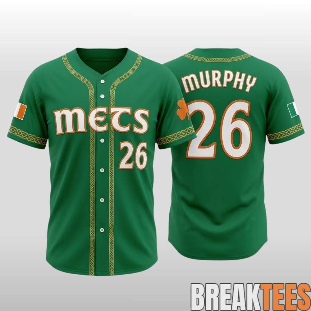 NY Mets Irish Heritage Night 2026 Baseball Jersey Unisex T-shirt, Sweatshirt, Hoodie, Long Sleeve Tee - T-Shirt, Sweatshirt, Hoodie