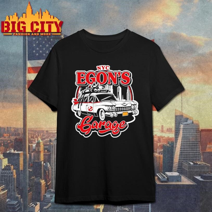 NYC Egon’s Garage shirt Unisex T-shirt, Sweatshirt, Hoodie, Long Sleeve Tee - T-Shirt, Sweatshirt, Hoodie