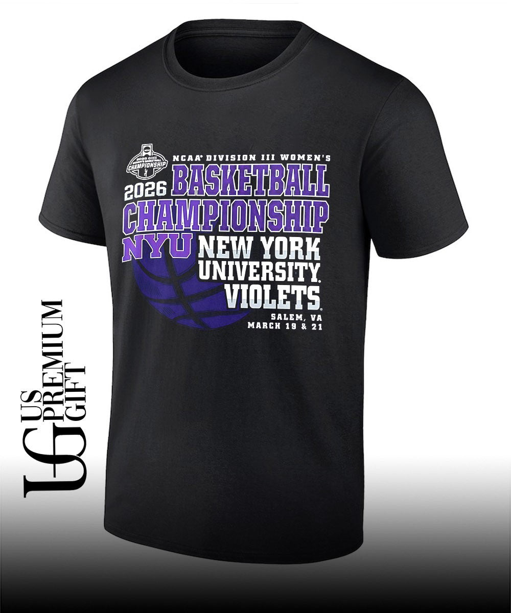 NYU Violets NCAA Division III Womens Basketball Championship 2026 shirt Unisex T-shirt, Sweatshirt, Hoodie, Long Sleeve Tee - T-Shirt, Sweatshirt, Hoodie