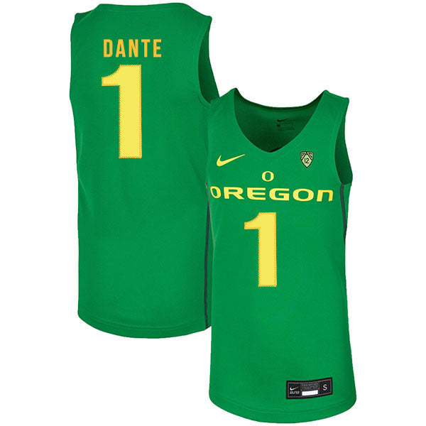 N'Faly Dante 1 Green College Football Jersey football jersey product view 1