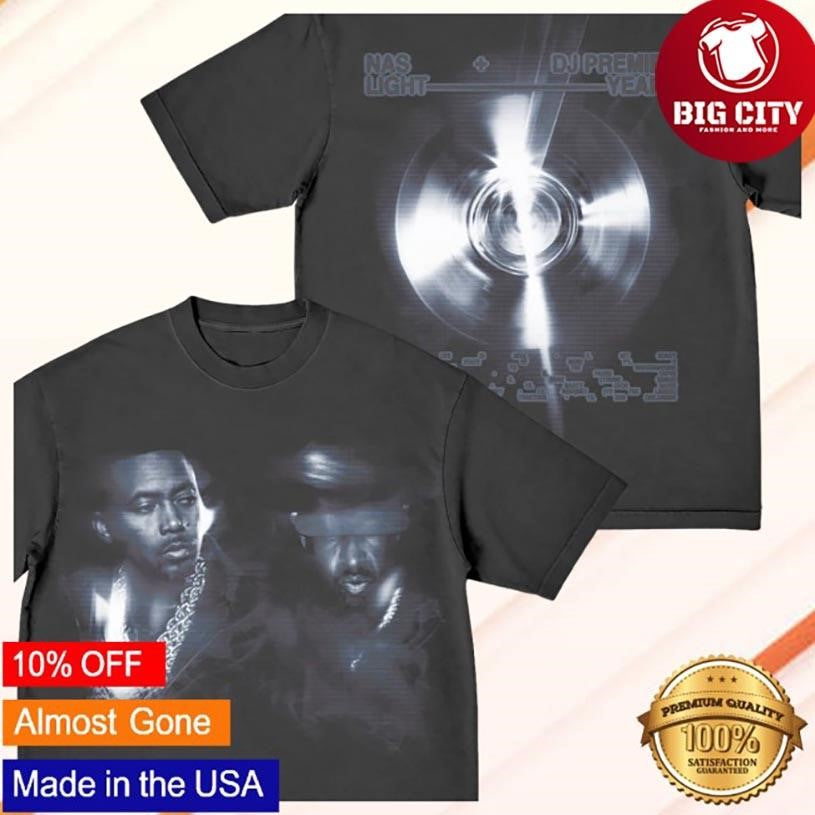Nas Store Merch Nas Light-Years Two Sided Shirt Unisex T-shirt, Sweatshirt, Hoodie, Long Sleeve Tee - T-Shirt, Sweatshirt, Hoodie