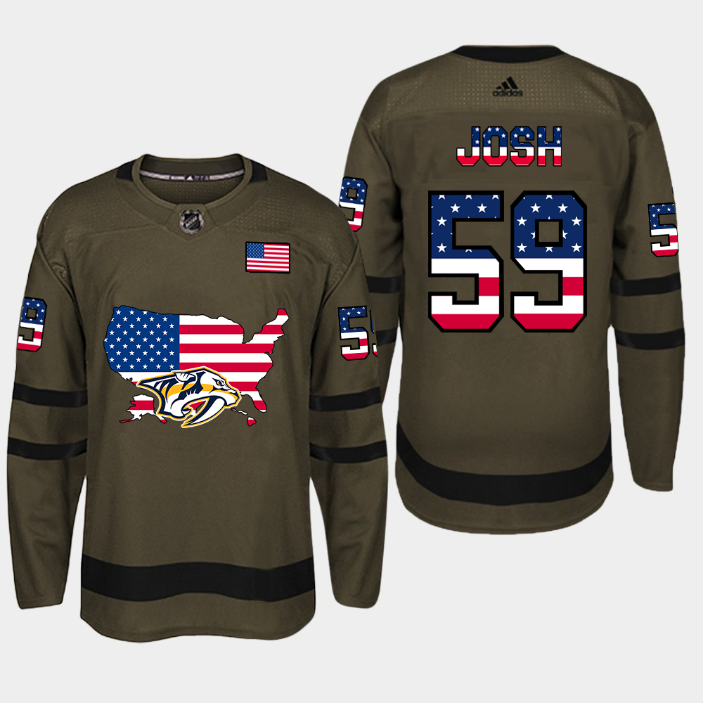 Nashville Predators Style 3 Hockey Jersey hockey jersey product view 1