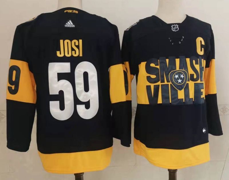 Nashville Predators #59 Roman Josi 2022 Edition Hockey Jersey hockey jersey product view 1
