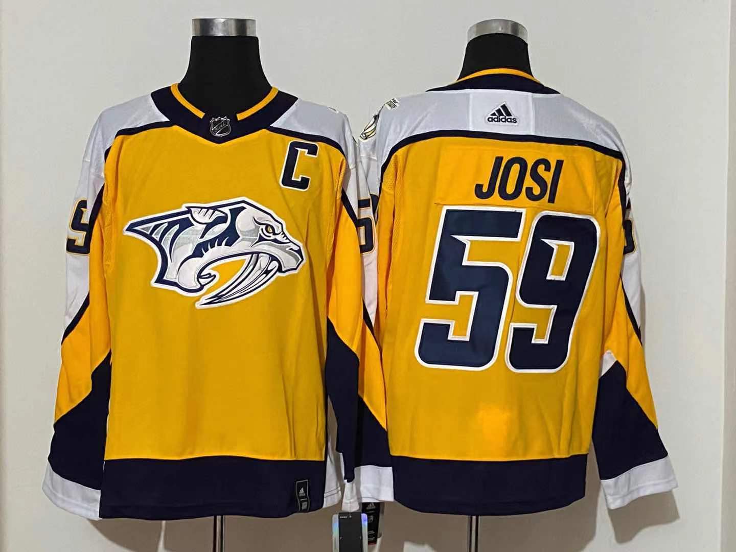 Nashville Predators #59 Roman Josi Style 2 Hockey Jersey hockey jersey product view 1