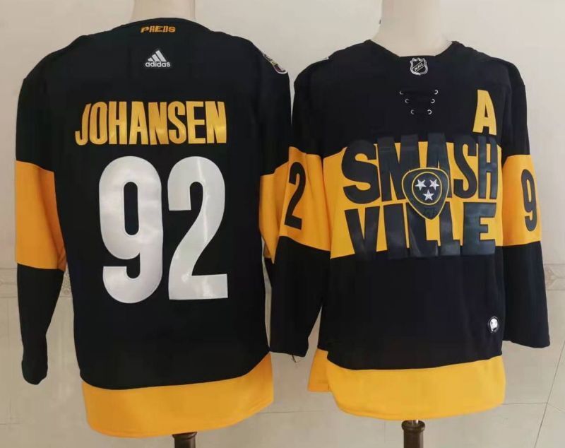 Nashville Predators #92 Ryan Johansen 2022 Edition Hockey Jersey hockey jersey product view 1