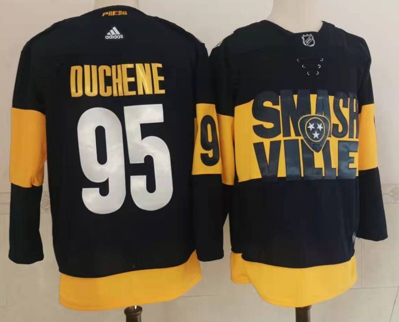 Nashville Predators #95 Matt Duchene 2022 Edition Hockey Jersey hockey jersey product view 1