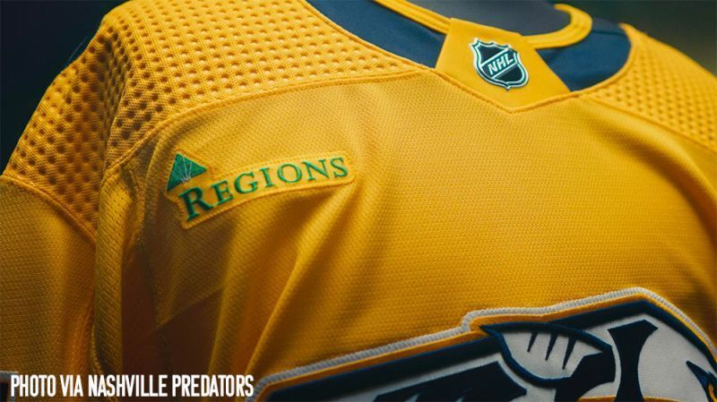 Nashville Predators regions-patch-jersey-sportslogosnet-ad-2023-24 Hockey Jersey hockey jersey product view 1