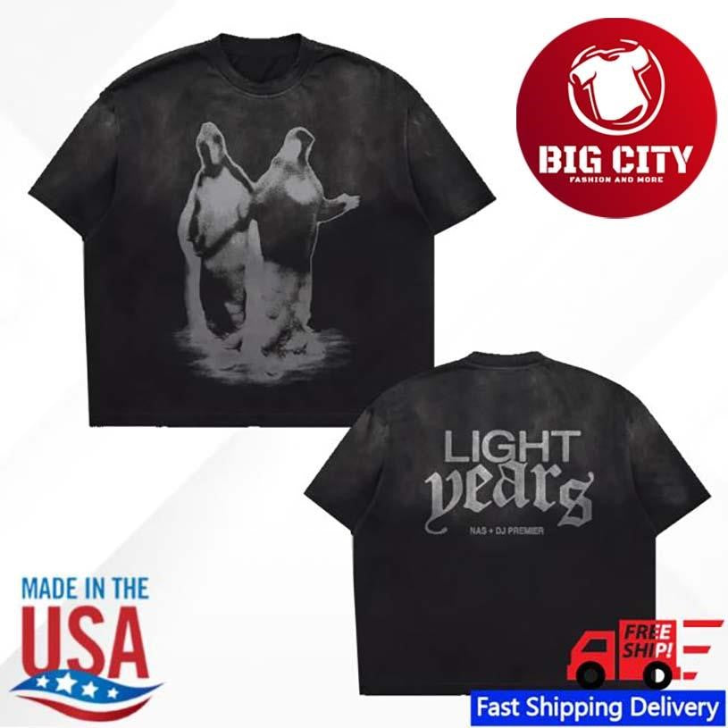 Nasir Jones Nas Light-Years Two Sided Shirt Unisex T-shirt, Sweatshirt, Hoodie, Long Sleeve Tee - T-Shirt, Sweatshirt, Hoodie