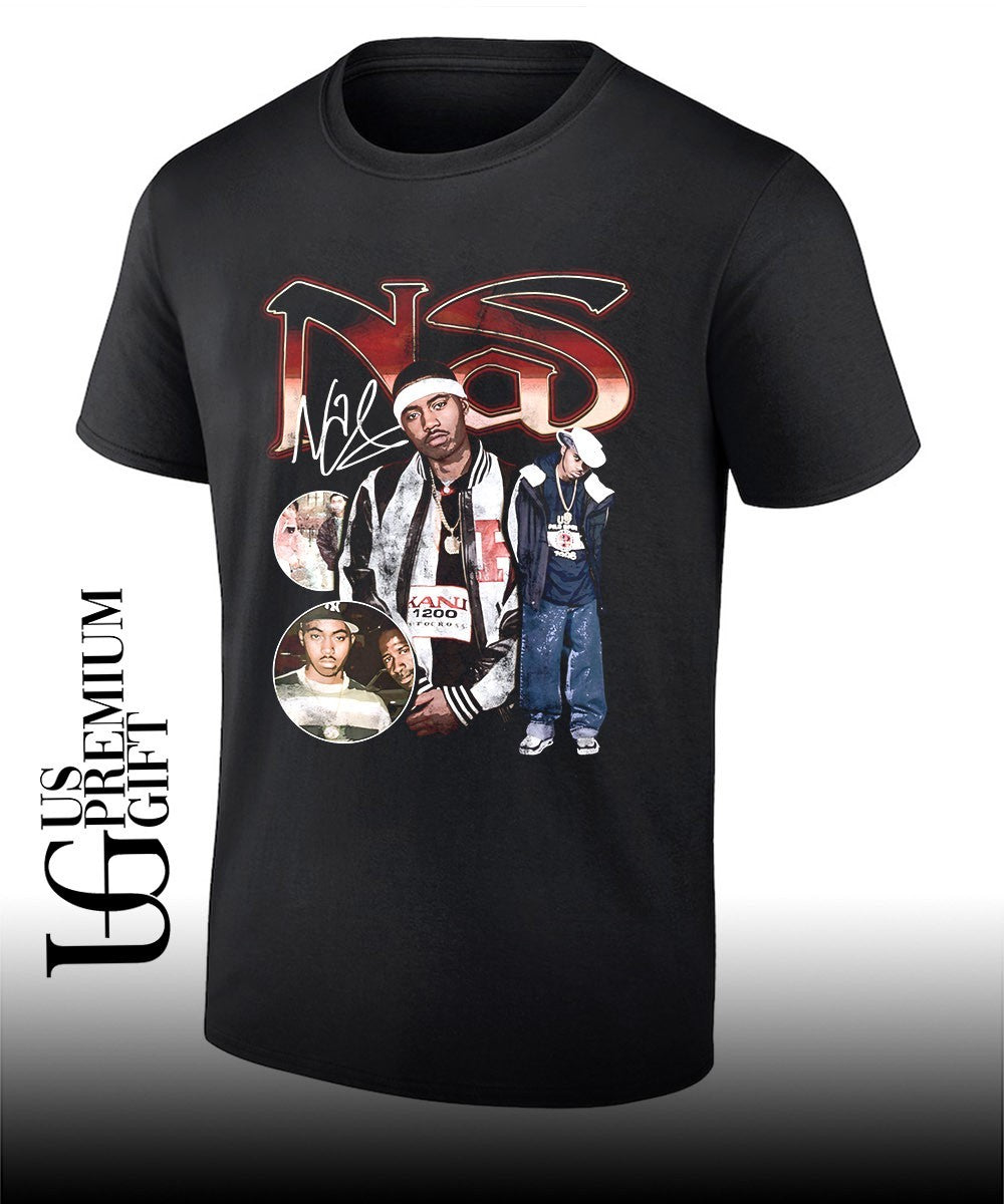 Nasty Nas 90s hip hop graphic T-shirt Unisex T-shirt, Sweatshirt, Hoodie, Long Sleeve Tee - T-Shirt, Sweatshirt, Hoodie