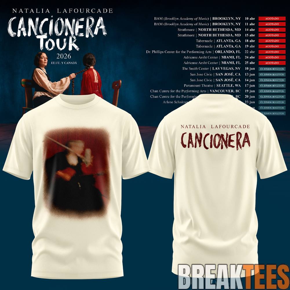 Natalia Lafourcade Cancionera Tour 2026 Dreamscape Shirt Unisex T-shirt, Sweatshirt, Hoodie, Long Sleeve Tee - T-Shirt, Sweatshirt, Hoodie