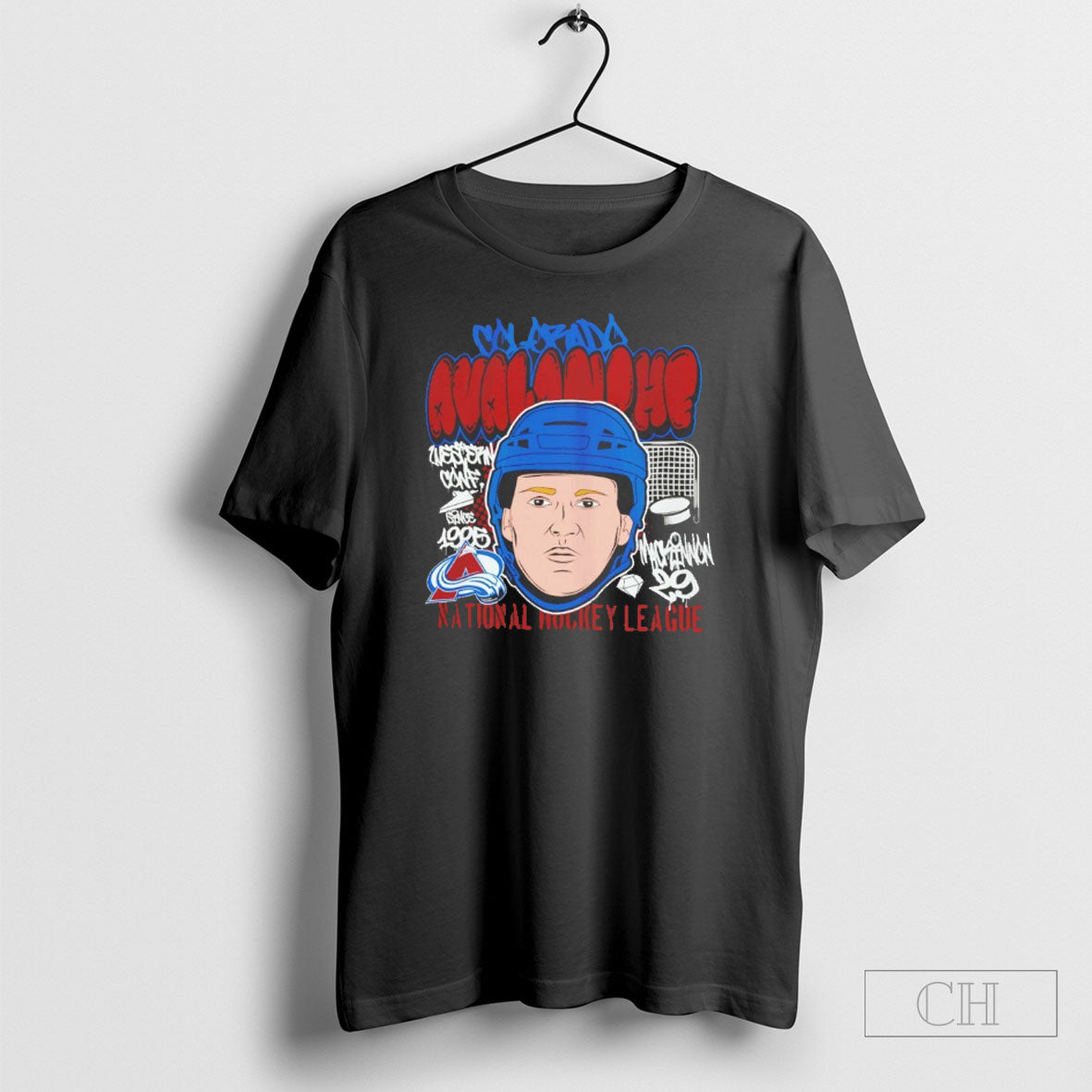 Nathan Mackinnon Colorado Avalanche Nhl Caricature Shirt Tee Unisex T-shirt, Sweatshirt, Hoodie, Long Sleeve Tee - T-Shirt, Sweatshirt, Hoodie