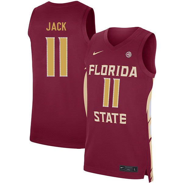Nathanael Jack 11 Red College Football Jersey football jersey product view 1