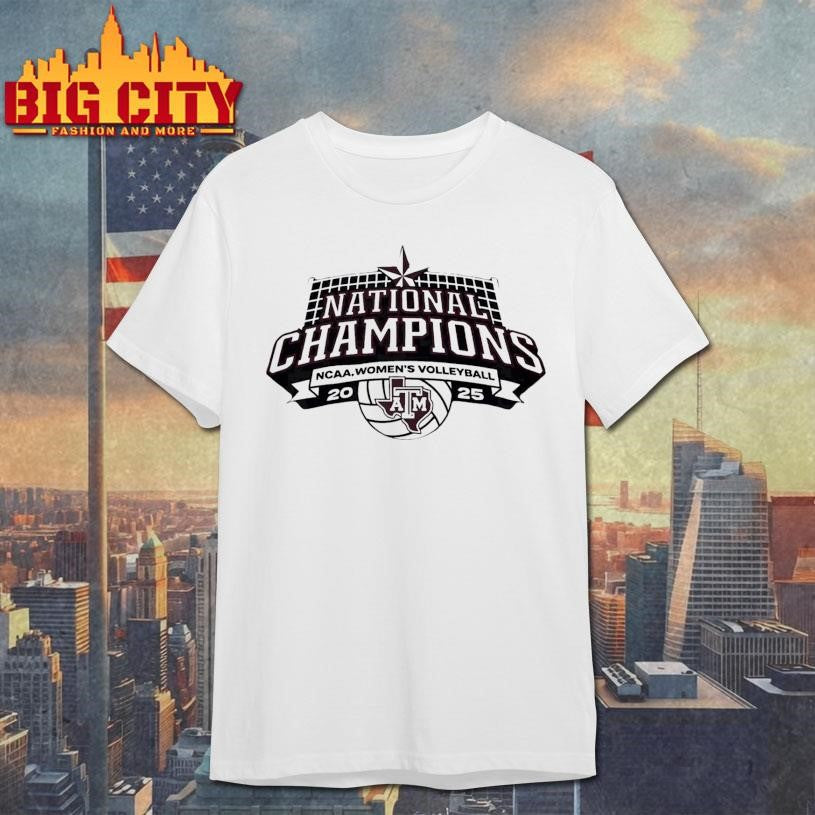 National Champions NCAA Womens Volleyball 2025 Shirt Unisex T-shirt, Sweatshirt, Hoodie, Long Sleeve Tee - T-Shirt, Sweatshirt, Hoodie