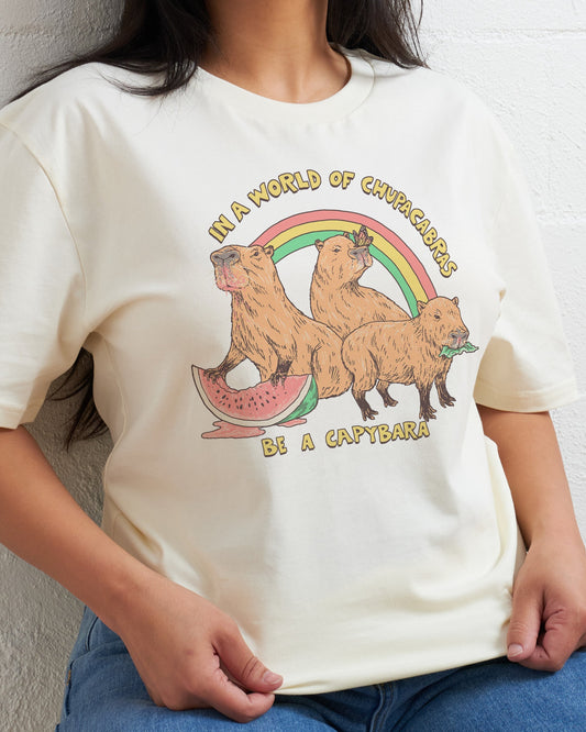 Be a Capybara T-Shirt Unisex T-shirt, Sweatshirt, Hoodie, Long Sleeve Tee - T-Shirt, Sweatshirt, Hoodie