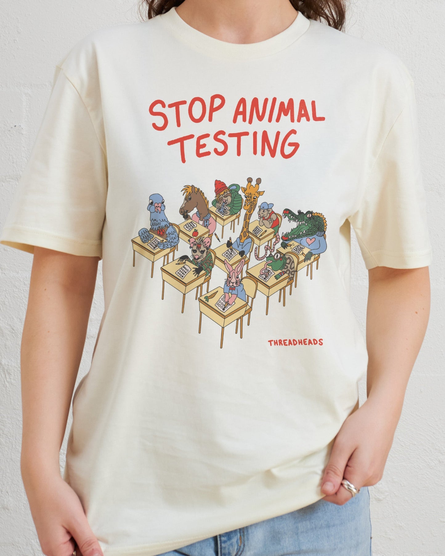 Stop Animal Testing T-Shirt Unisex T-shirt, Sweatshirt, Hoodie, Long Sleeve Tee - T-Shirt, Sweatshirt, Hoodie