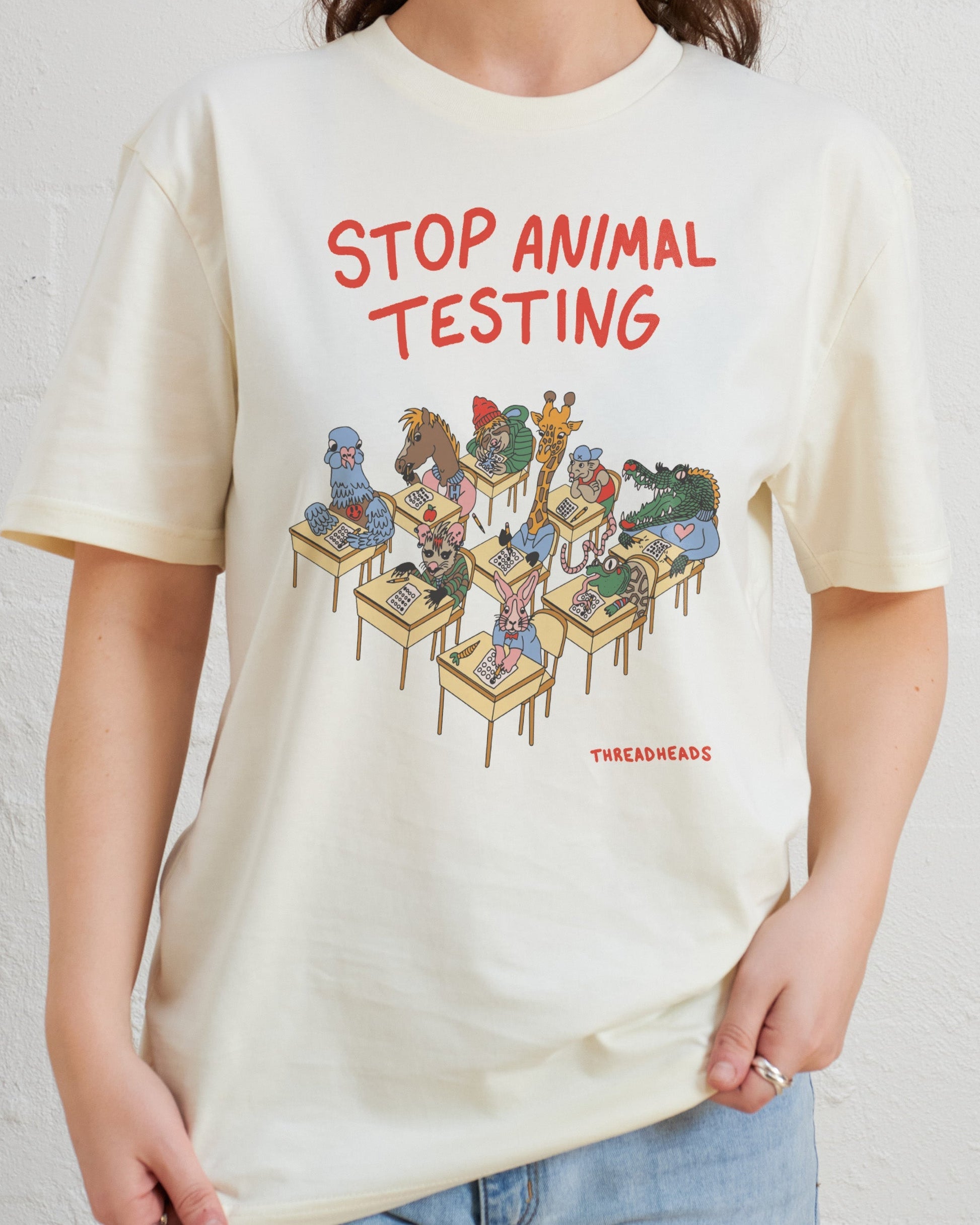 Stop Animal Testing T-Shirt Unisex T-shirt, Sweatshirt, Hoodie, Long Sleeve Tee - T-Shirt, Sweatshirt, Hoodie