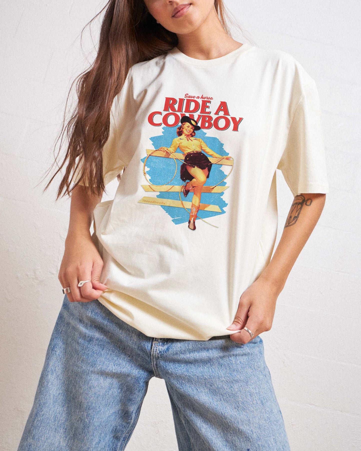 Save a Horse, Ride a Cowboy T-Shirt Unisex T-shirt, Sweatshirt, Hoodie, Long Sleeve Tee - T-Shirt, Sweatshirt, Hoodie